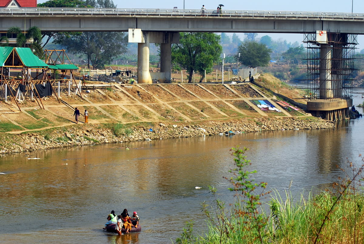 The Thai-Myanmar Friendship Bridge at Mae Sot